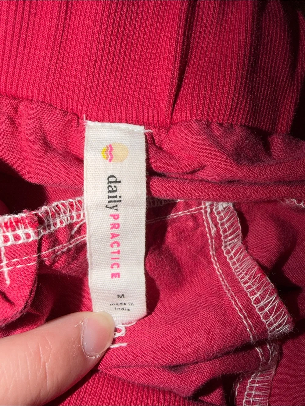 Daily Practice by Anthropologie Magenta Red Athletic Shorts